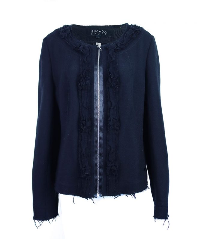 1013 chaqueta negra escada de segunda mano barata ropa de marca mujer tienda preloved moitvoi 1