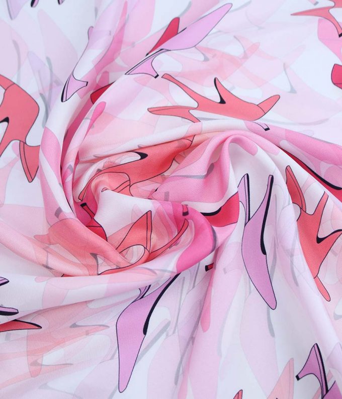 280 panuelo de seda rochas rosa con estampado carre seda mujer preloved de marca moitvoi 4