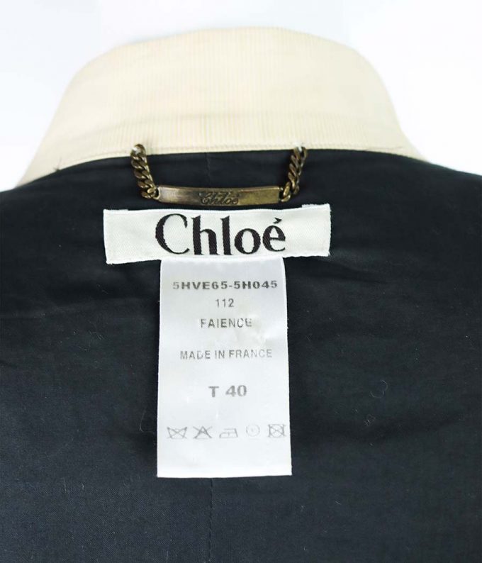 632 chaqueta corta chloe beige de segunda mano tienda online de ropa vintage madrid moitvoi 3