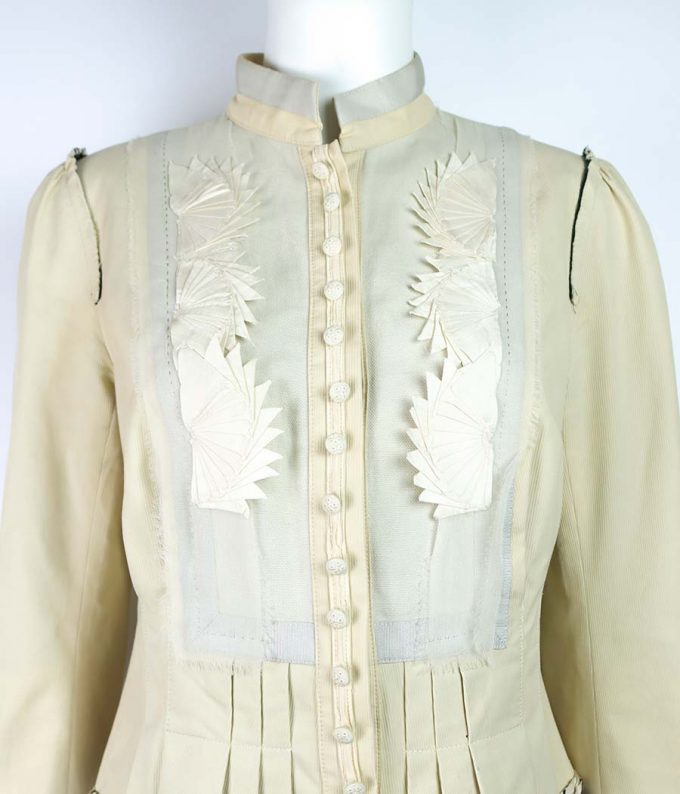 632 chaqueta corta chloe beige de segunda mano tienda online de ropa vintage madrid moitvoi 4
