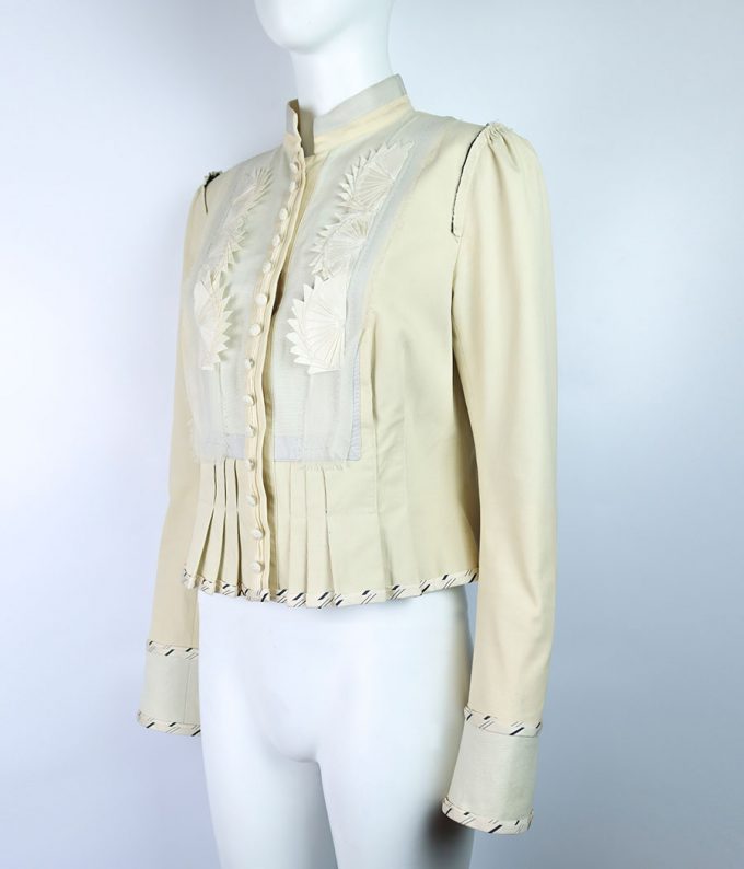 632 chaqueta corta chloe beige de segunda mano tienda online de ropa vintage madrid moitvoi 6