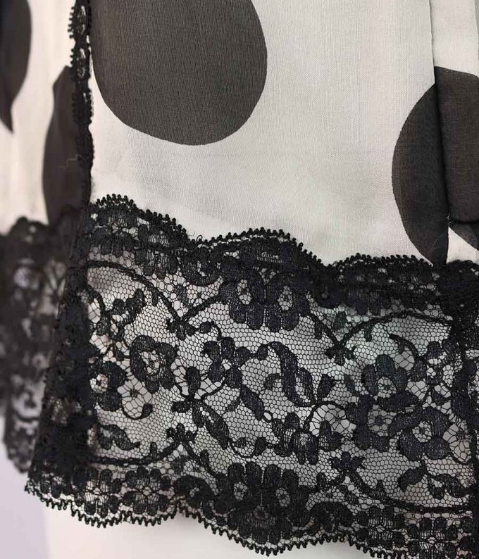 640 top estilo corset dolce gabbana ropa interior estampado de lunares encaje ropa de segunda mano moitvoi 5