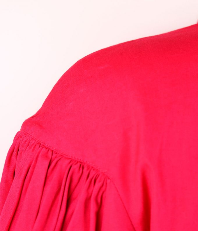 663 Camisa kenzo rosa con manga de farol ropa de segunda mano moitvoi tienda vintage 8