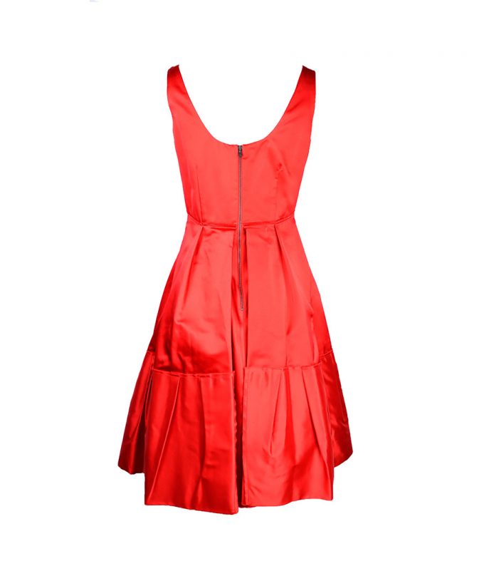 751 Vestido de seda rojo prada vestido rojo selena gomez ropa de segunda mano barata moitvoi 2