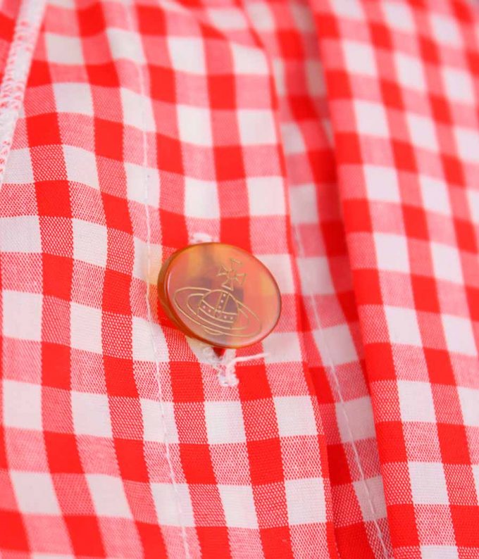 836 camisa de cuadros vivienne westwood vintage roja segunda mano preloved ropa de marca vintage moitvoi 6