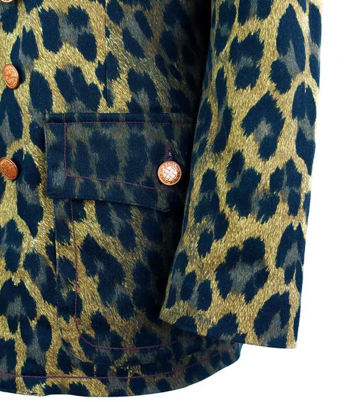 879 chaqueta jean paul gaultier vintage de segunda mano estampado de leopardo ropa preloved moitvoi 6